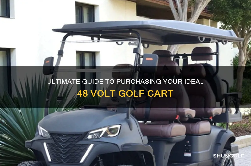how to buy a 48 volt golf cart