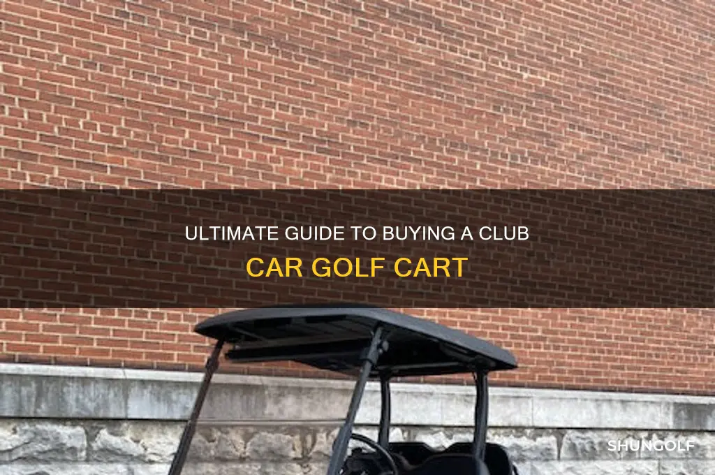 how to buy a club car golf cart