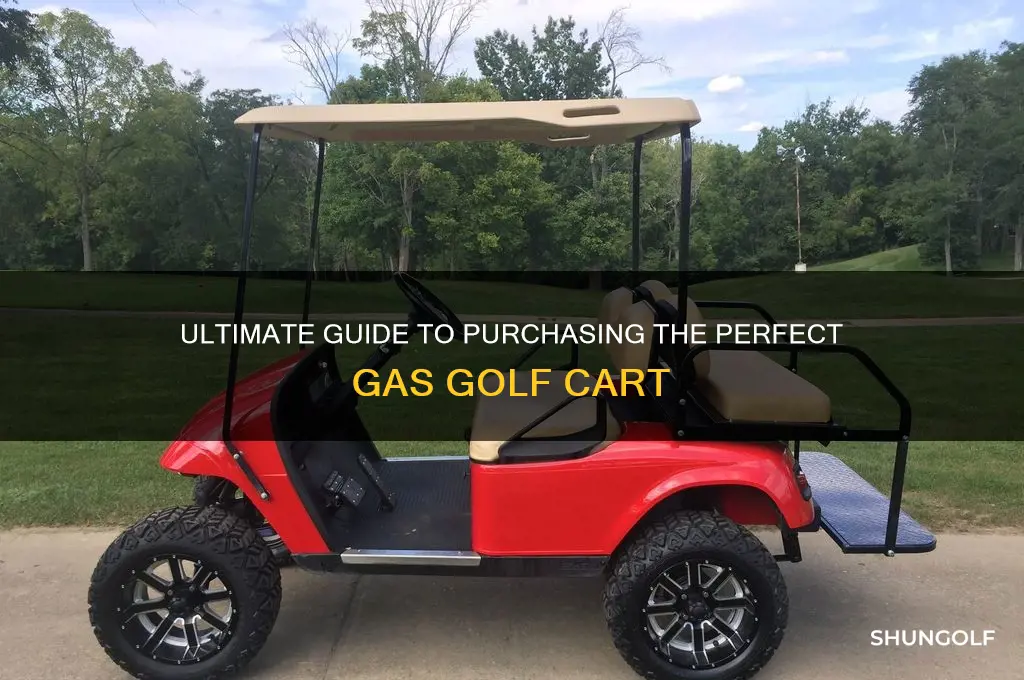 how to buy a gas golf cart