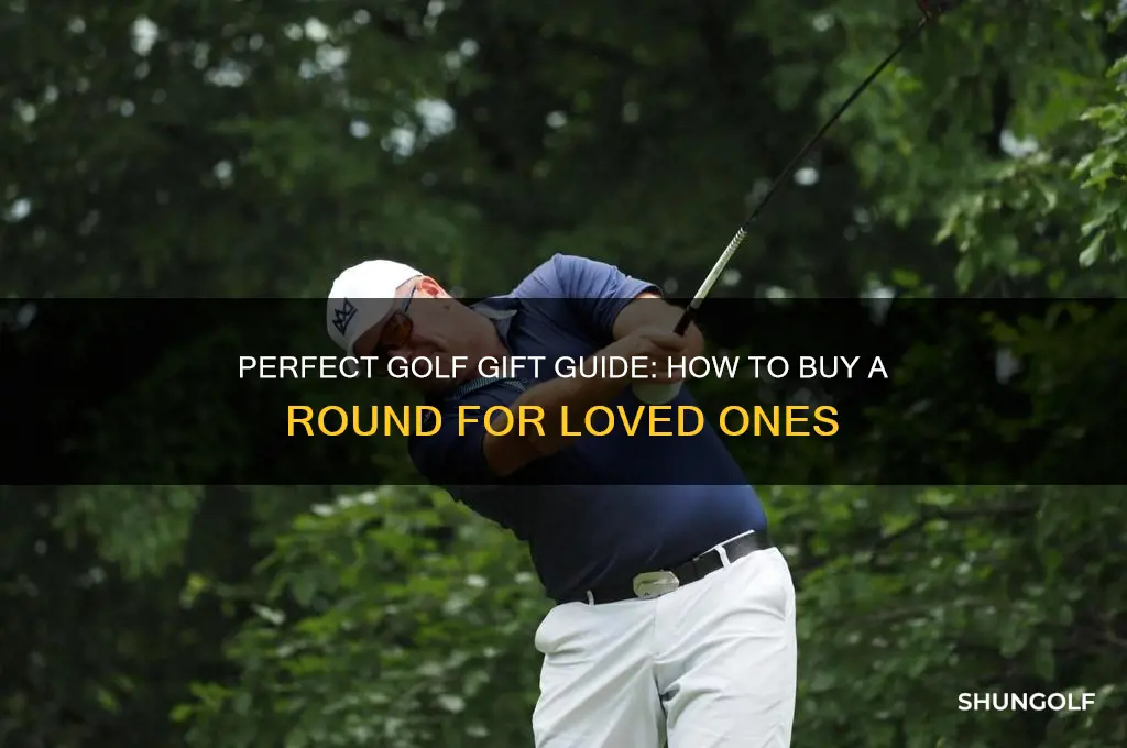 how to buy a round of golf as a gift