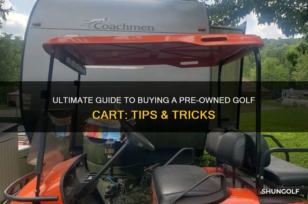 how to buy a used golf cart