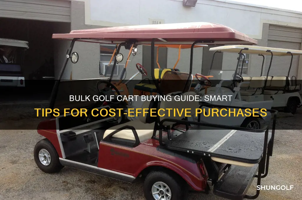 how to buy golf cart bulk
