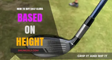 Choosing the Right Golf Clubs: Height-Based Buying Guide