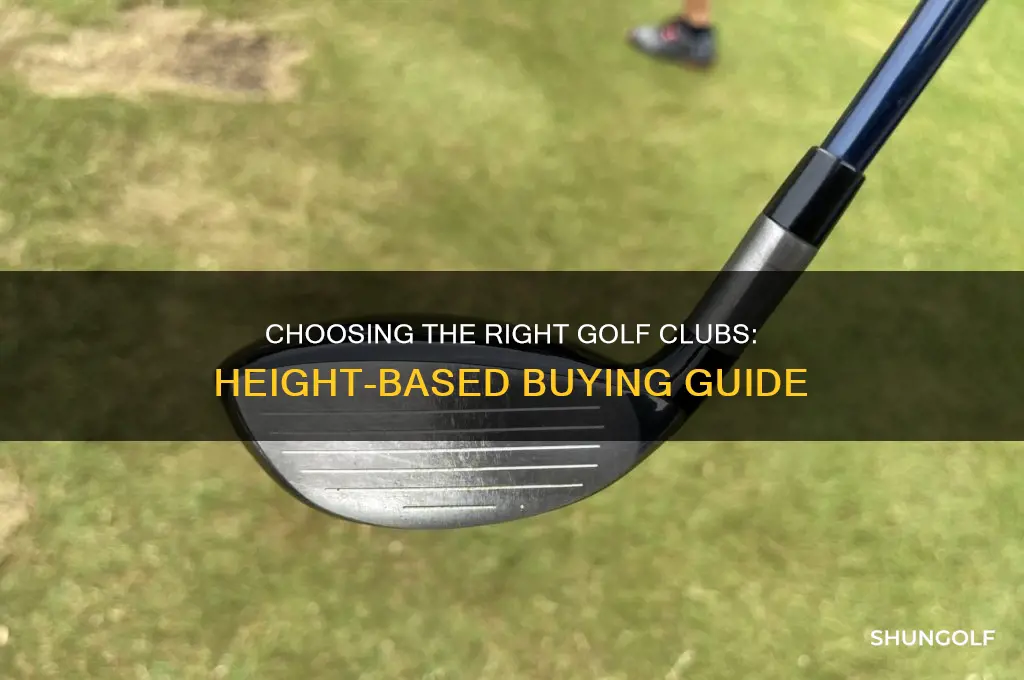 how to buy golf clubs based on height