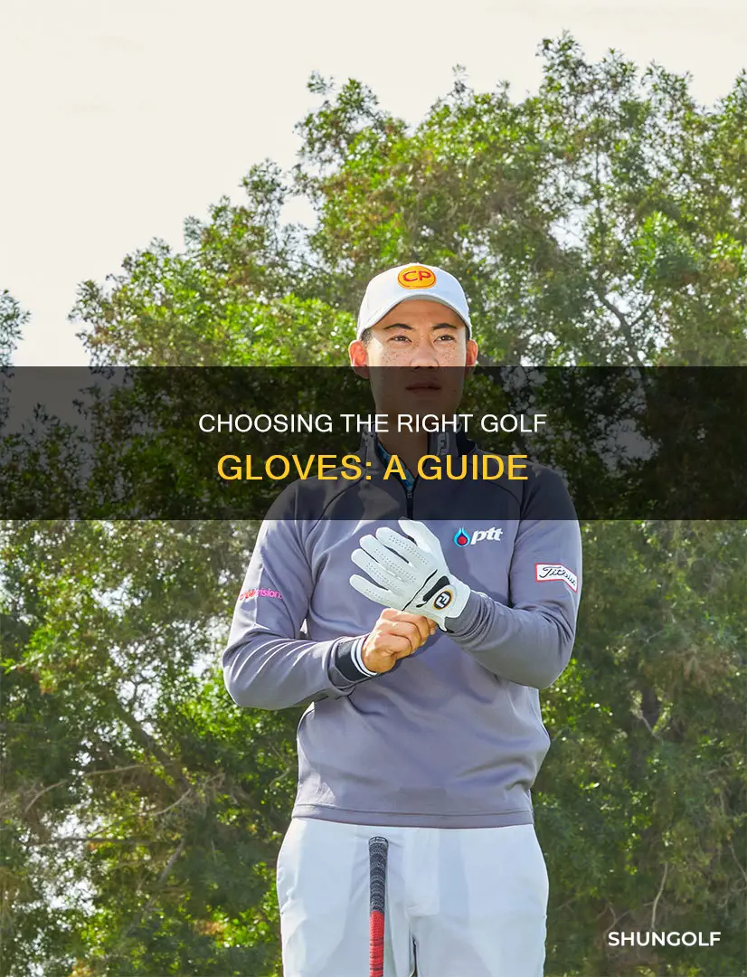 how to buy golf gloves