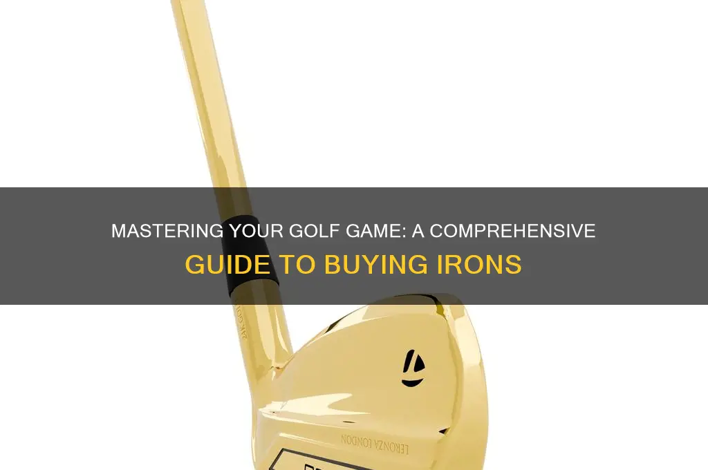 how to buy golf irons