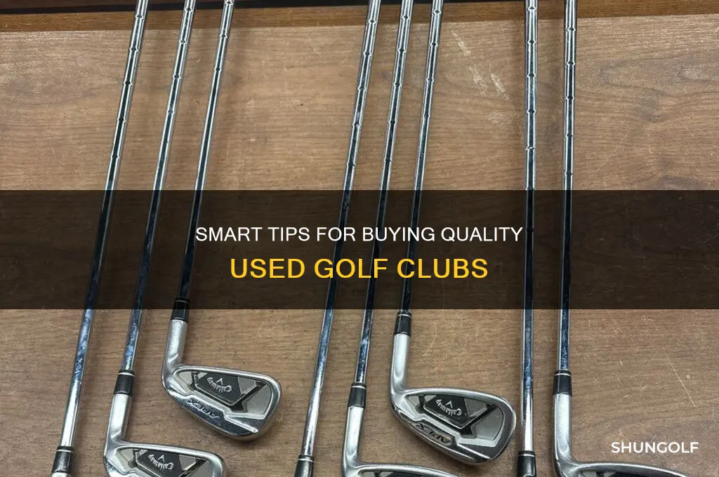 how to buy good used golf clubs