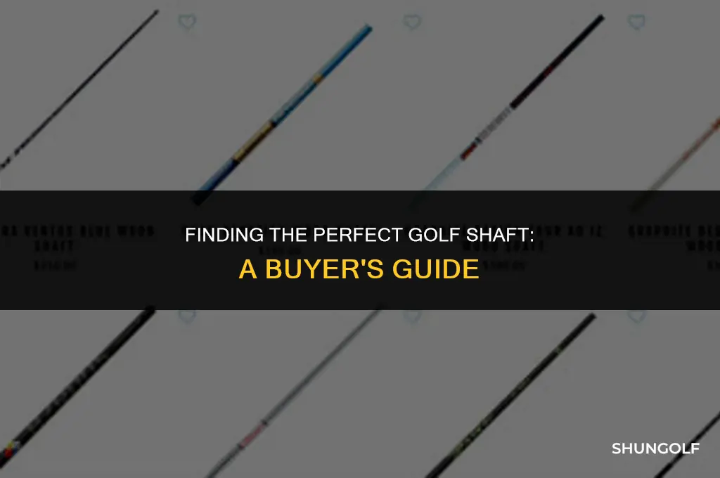 how to buy just a golf shaft