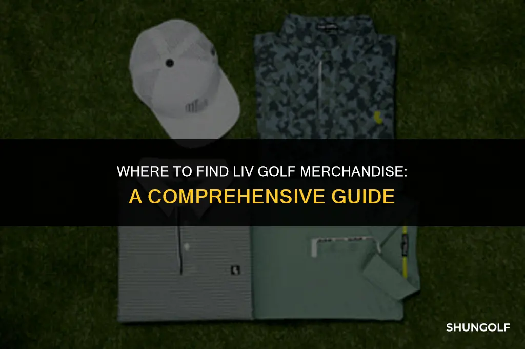 how to buy liv golf merchandise