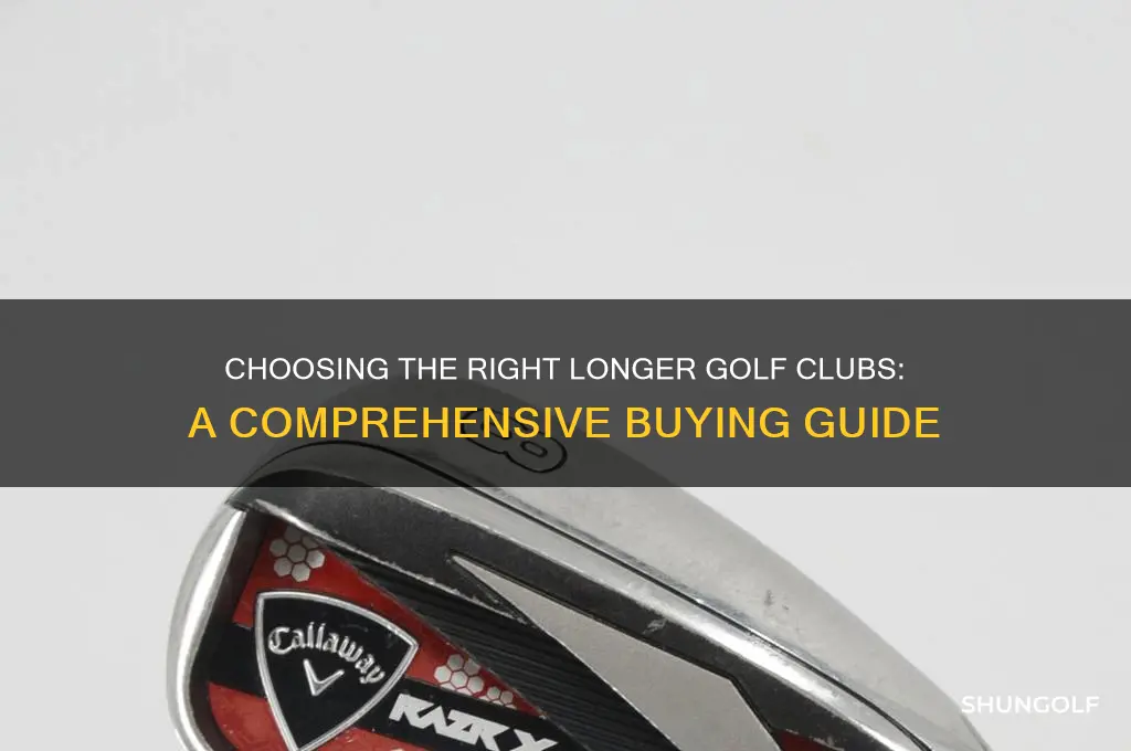 how to buy longer golf clubs