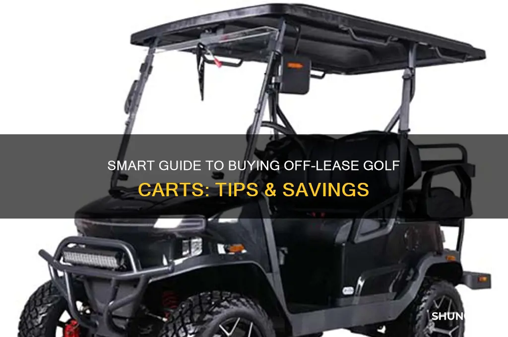 how to buy off lease golf carts