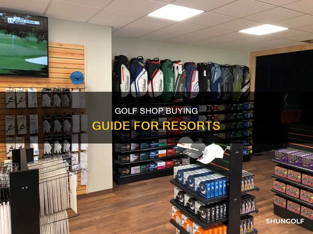 how to buy resort golf shop