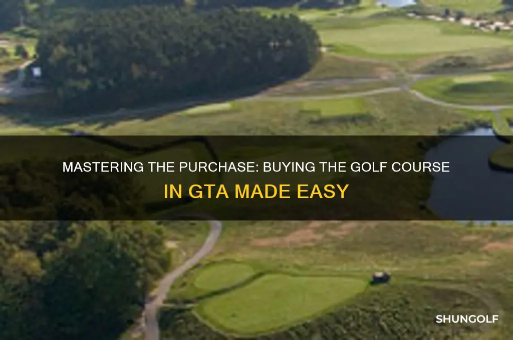 how to buy the golf course on grand theft auto