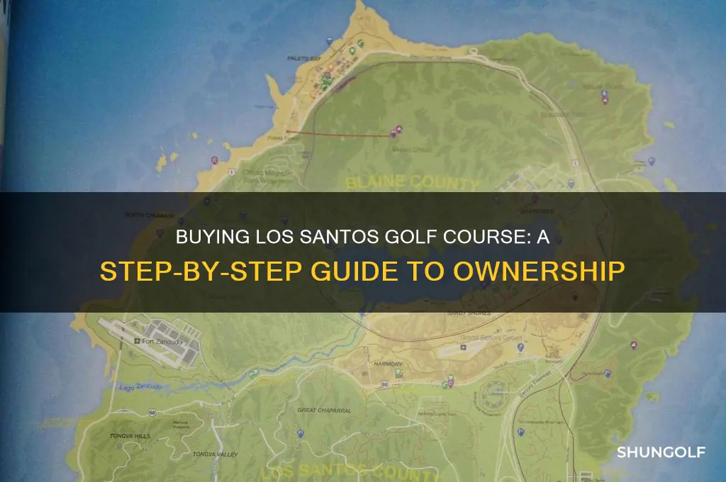 how to buy the los santos golf course