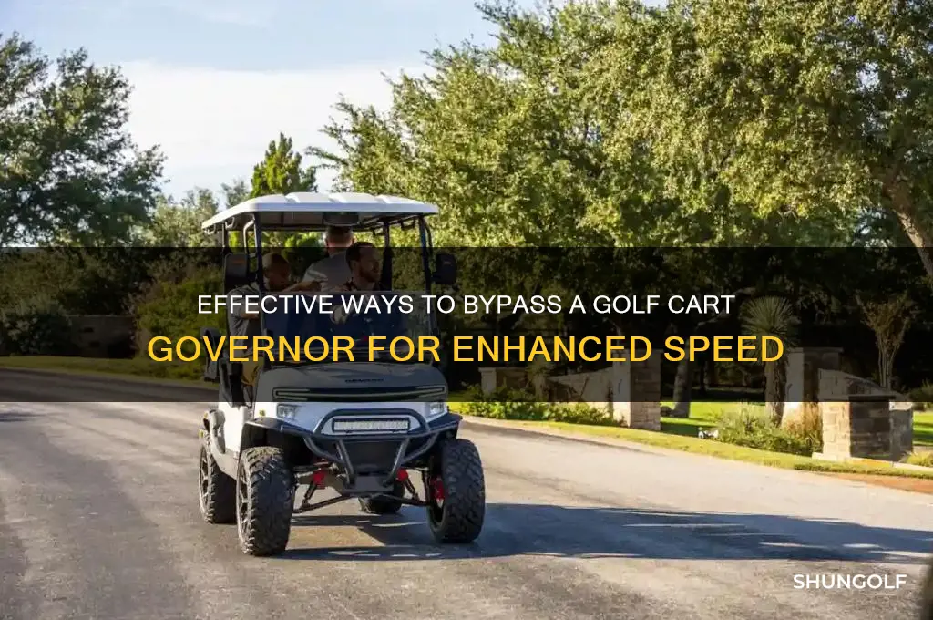 how to bypasd sylinod on golf car