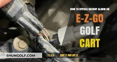 E-Z-GO Golf Cart Backup Alarm Bypass: Quick and Easy Guide