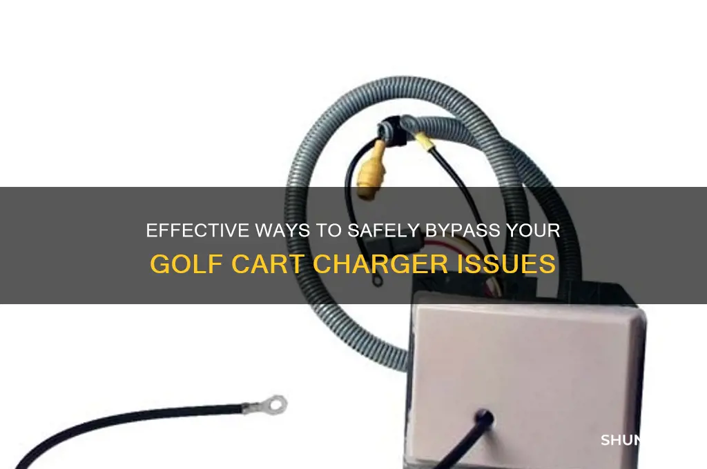 how to bypass golf cart charger