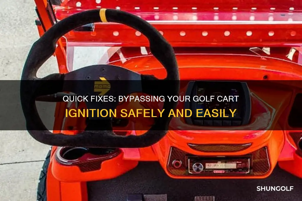 how to bypass golf cart ignition