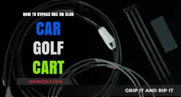 Bypassing OBC on Club Car Golf Carts: A Step-by-Step Guide