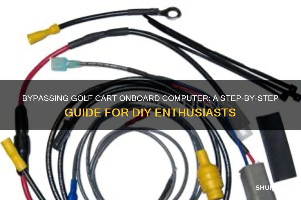 how to bypass on board computer golf car
