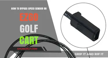 Bypassing EZGO Golf Cart Speed Sensor: A Step-by-Step Guide