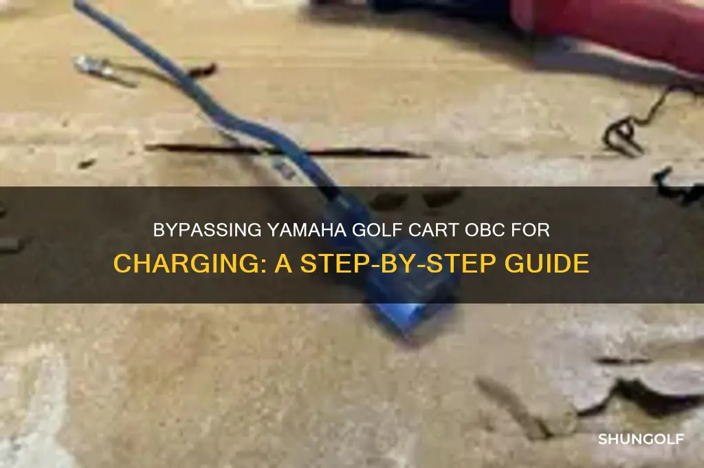 how to bypass yamaha golf cart charging obc