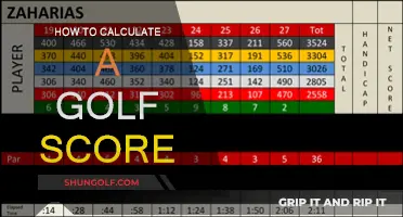 Golf Scoring: Calculating Your Scorecard