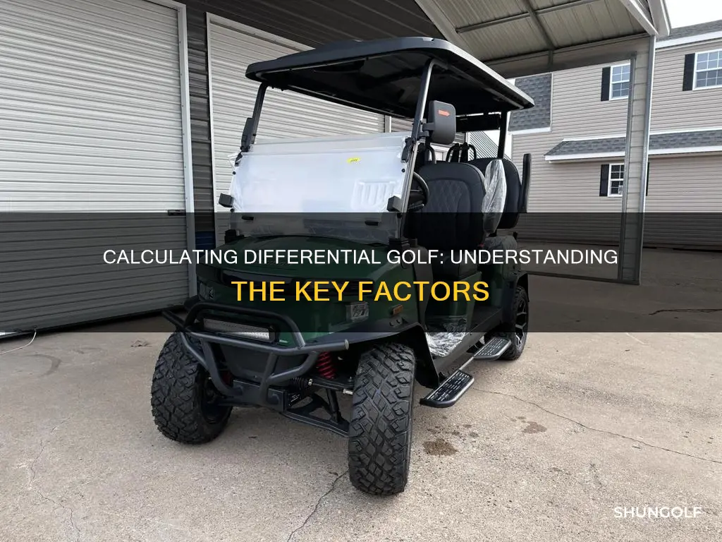 how to calculate differential golf