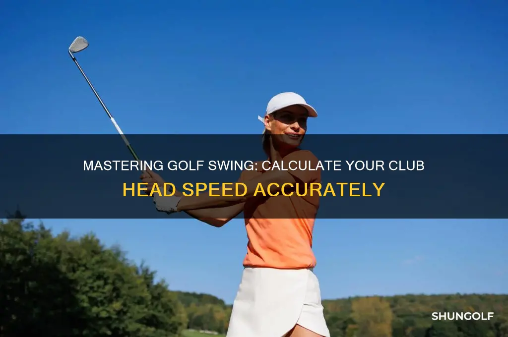 how to calculate golf club head speed
