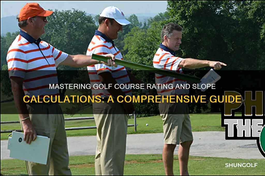 how to calculate golf course rating and slope