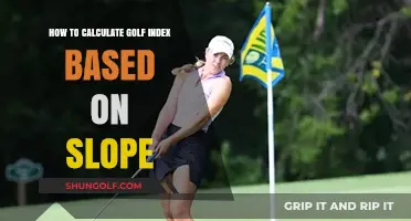 Mastering Your Golf Handicap: Calculating Index Using Slope Rating