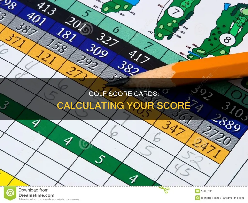how to calculate golf score cards