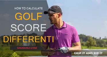Understanding Golf Score Differential Calculations