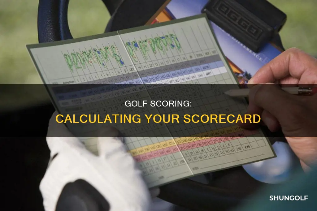 how to calculate golf score