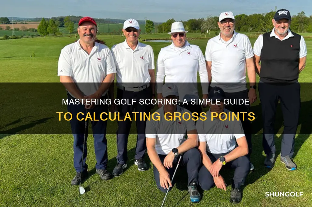 how to calculate gross points in golf