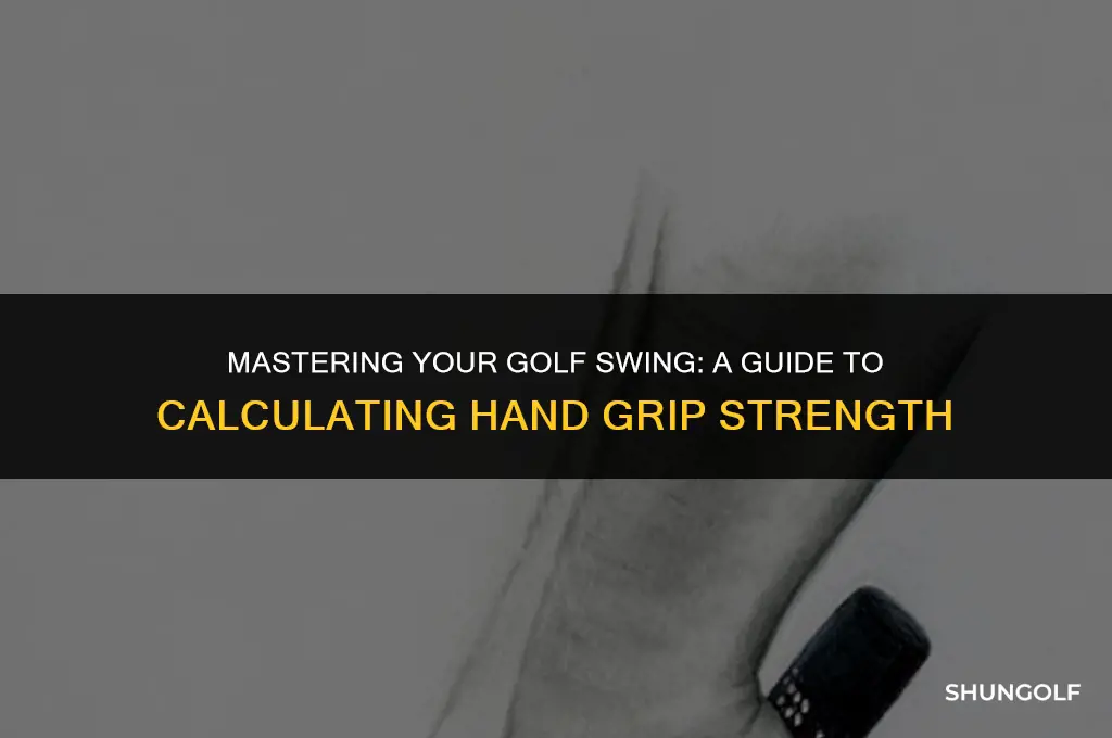 how to calculate hand grip strength with golf