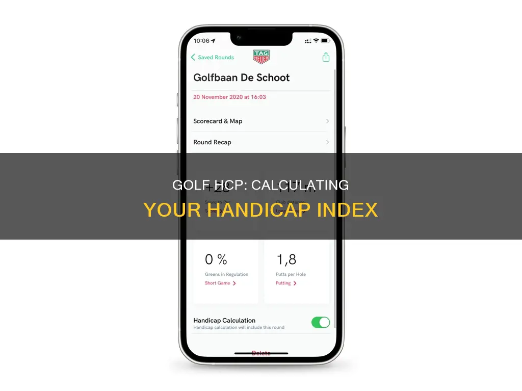 how to calculate hcp in golf