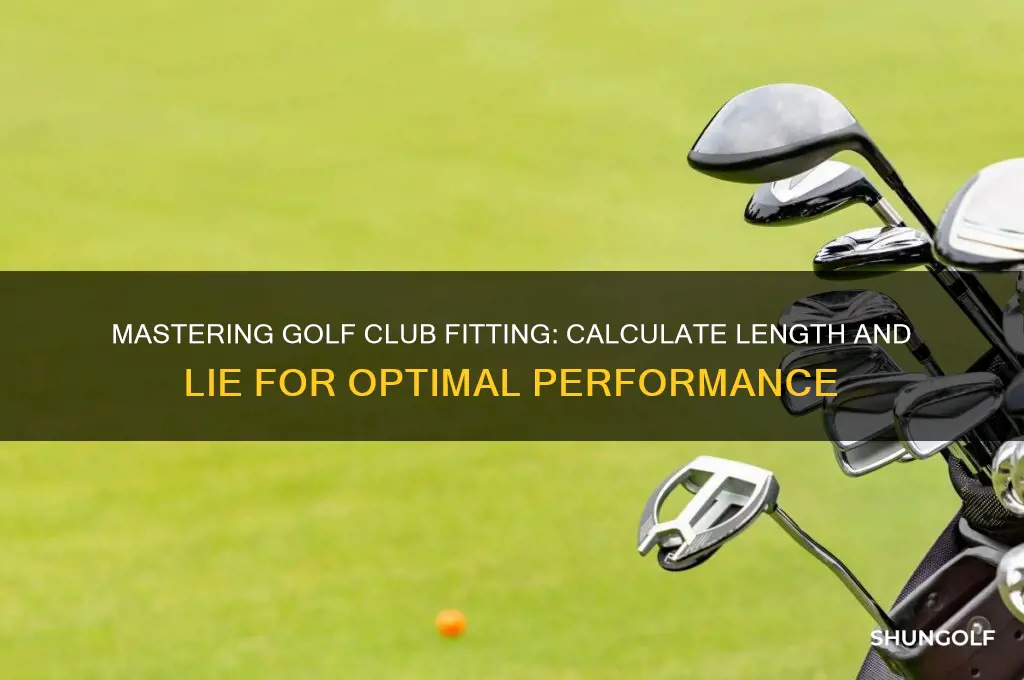 how to calculate length and lie for golf