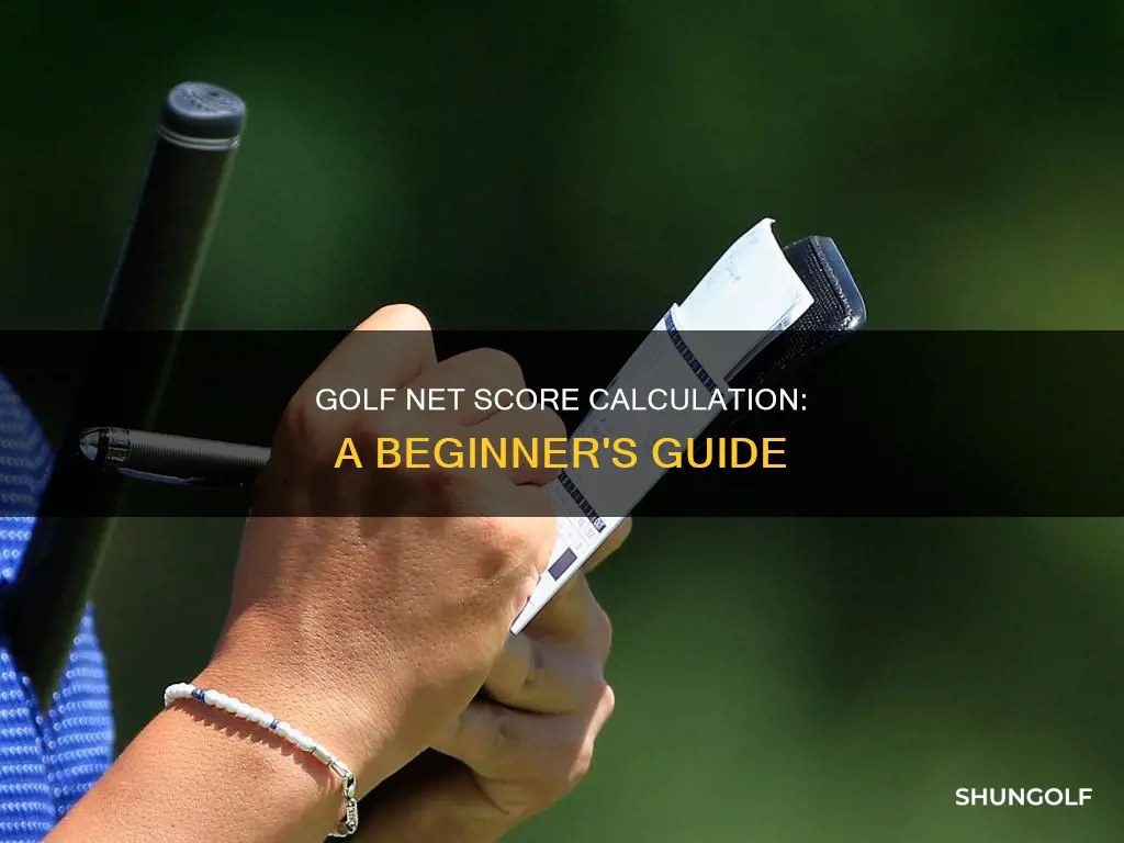 how to calculate net score golf