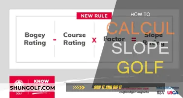 Calculating Golf Slope: Mastering the Art of Precision