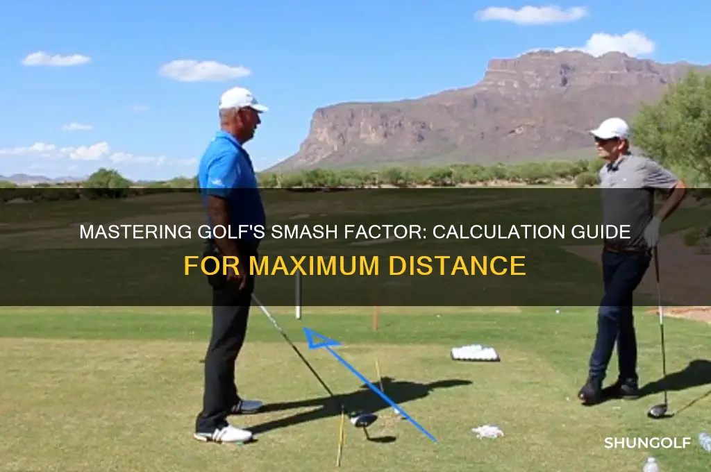 how to calculate smash factor in golf