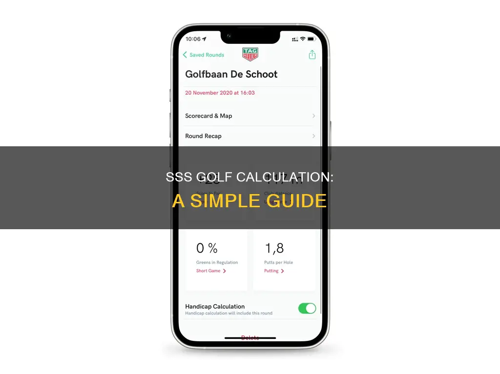 how to calculate sss golf