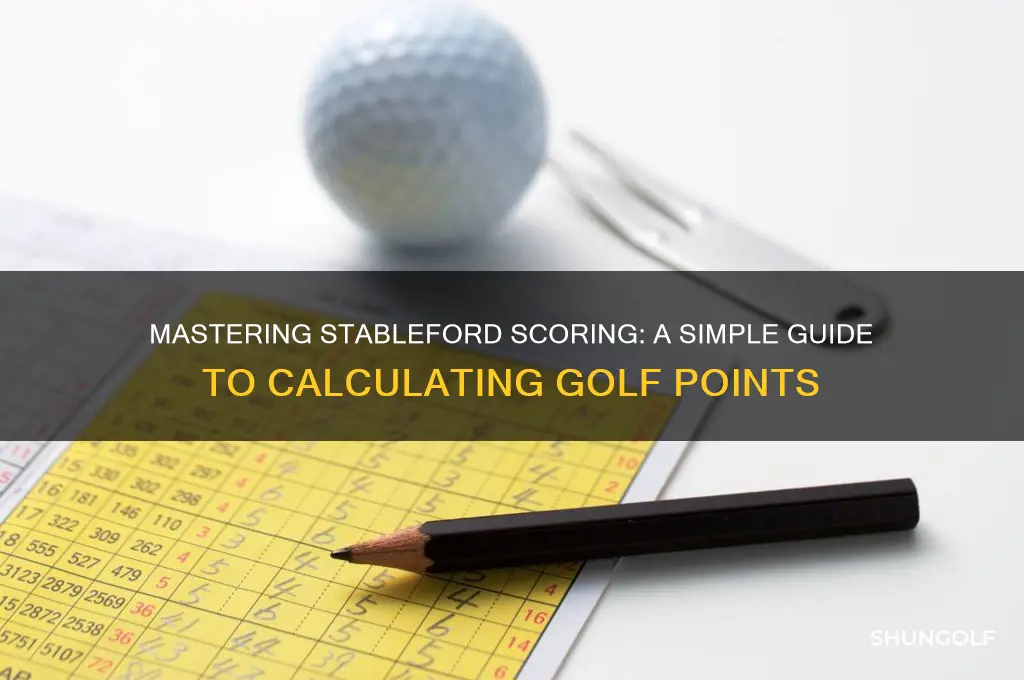 how to calculate stableford points in golf