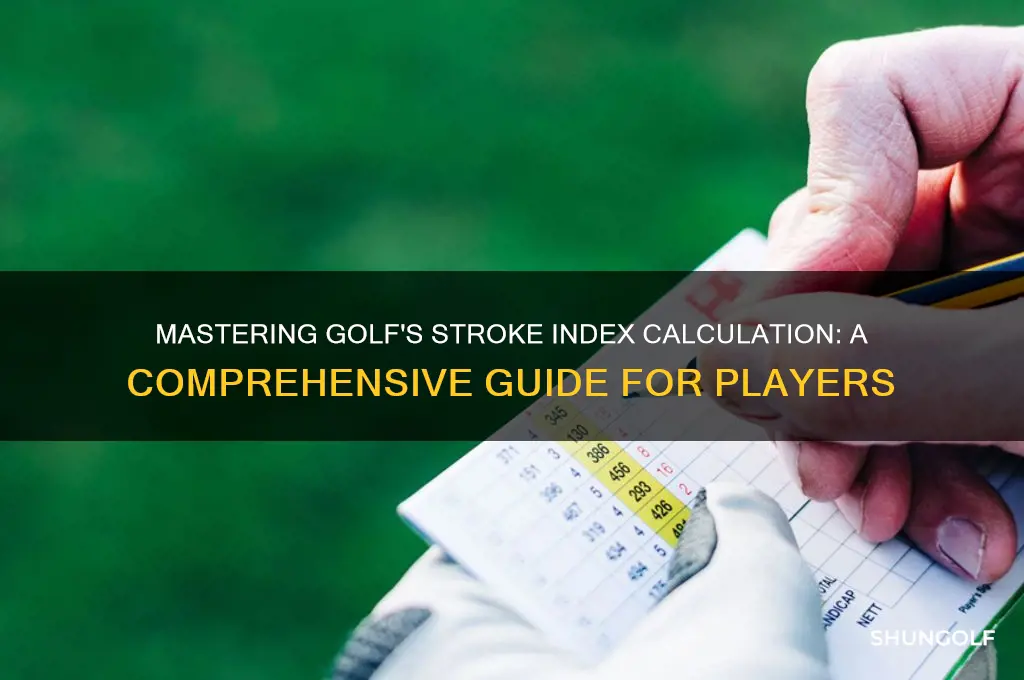 how to calculate stroke index in golf
