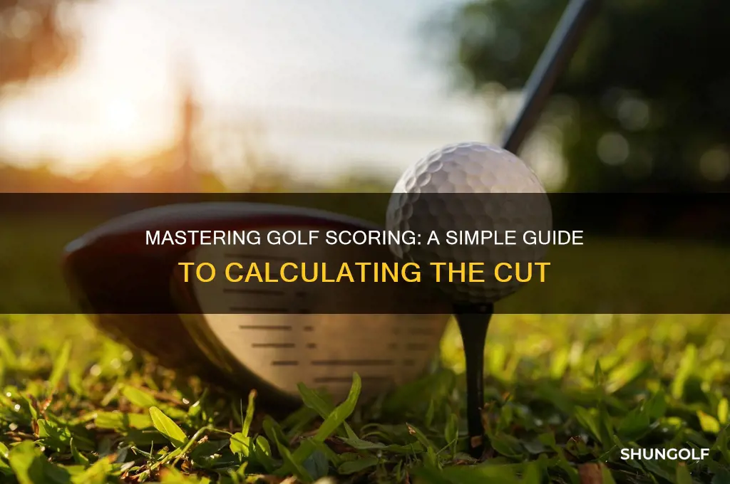how to calculate the cut in golf