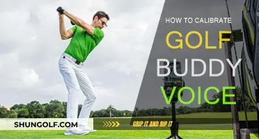 Golf Buddy Voice: Calibration Guide for Beginners
