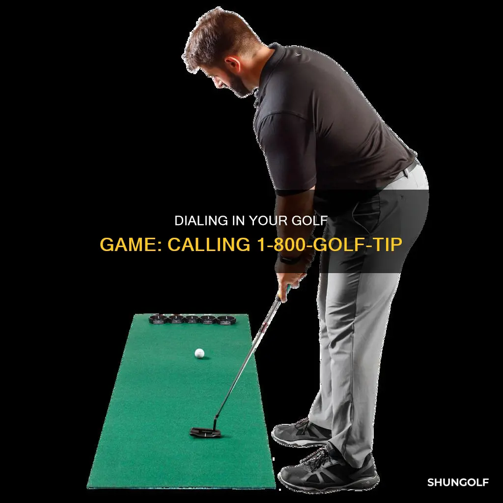 how to call 1800 golf tip