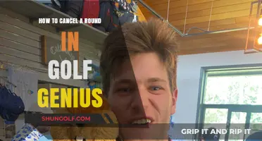 Canceling a Golf Round in Golf Genius: A Step-by-Step Guide