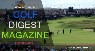 Canceling Golf Digest Magazine: A Step-by-Step Guide