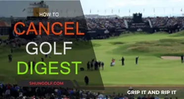 Canceling Golf Digest: A Simple Guide to Unsubscribing